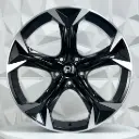RIN 19X8.5 5-112 R1 SPORT 5163 BLACK MACHINED FACE ET35 CB66.6