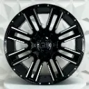 RIN 20X10 5-127/135 R1 SPORT 1037 BLACK MACHINE FACE ET-24 CB87.1