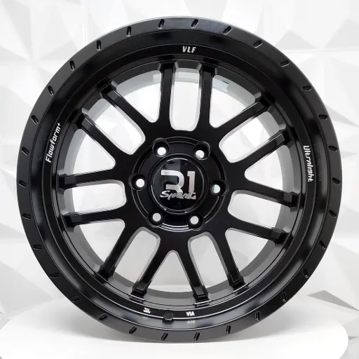 [187530] RIN 18X9 6-139.7 R1 SPORT VLF-S06 MATTE BLACK WHITE LETTERS ET0 CB106.1